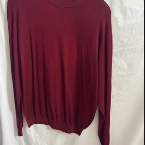 Pronto Uomo Rich Burgundy Crew Neck Sweater